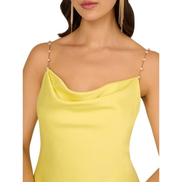 Liv Foster Womens Satin Sleeveless Evening Dress - Image 2