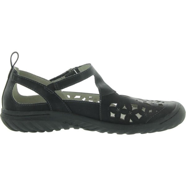 JBU by Jambu Womens Bellerose  Faux Leather Memory Foam Mary Janes
